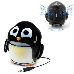 Gogroove Sonaverse Haut-Parleurs Pour Enfants Rechargeables Pingouin Noir GG-PAL-PENGUIN - Simple Boutique