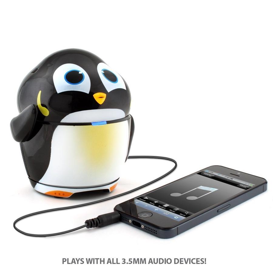 Gogroove Sonaverse Haut-Parleurs Pour Enfants Rechargeables Pingouin Noir GG-PAL-PENGUIN - Simple Boutique