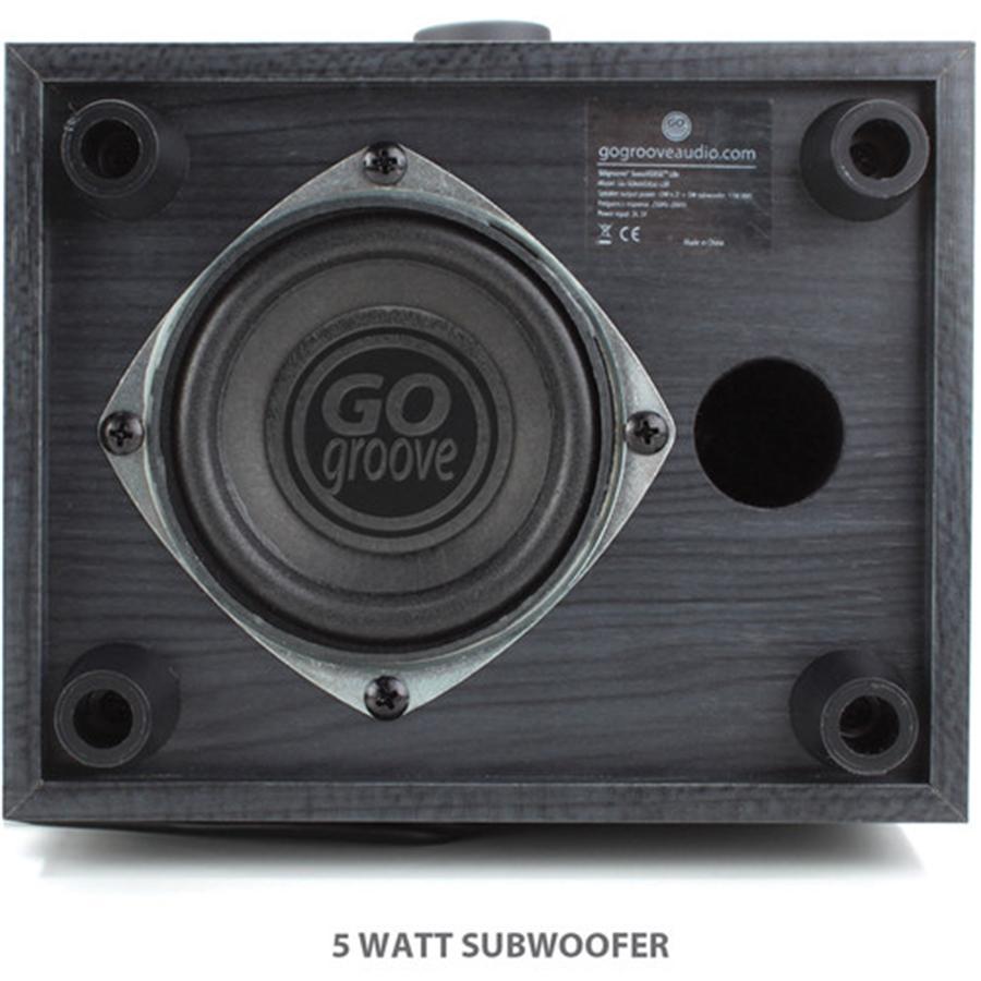 Gogroove Sonaverse LBR Haut-Parleurs Stéréo USB pour Ordinateur Gris GGSVLBR100GYEW - Simple Boutique