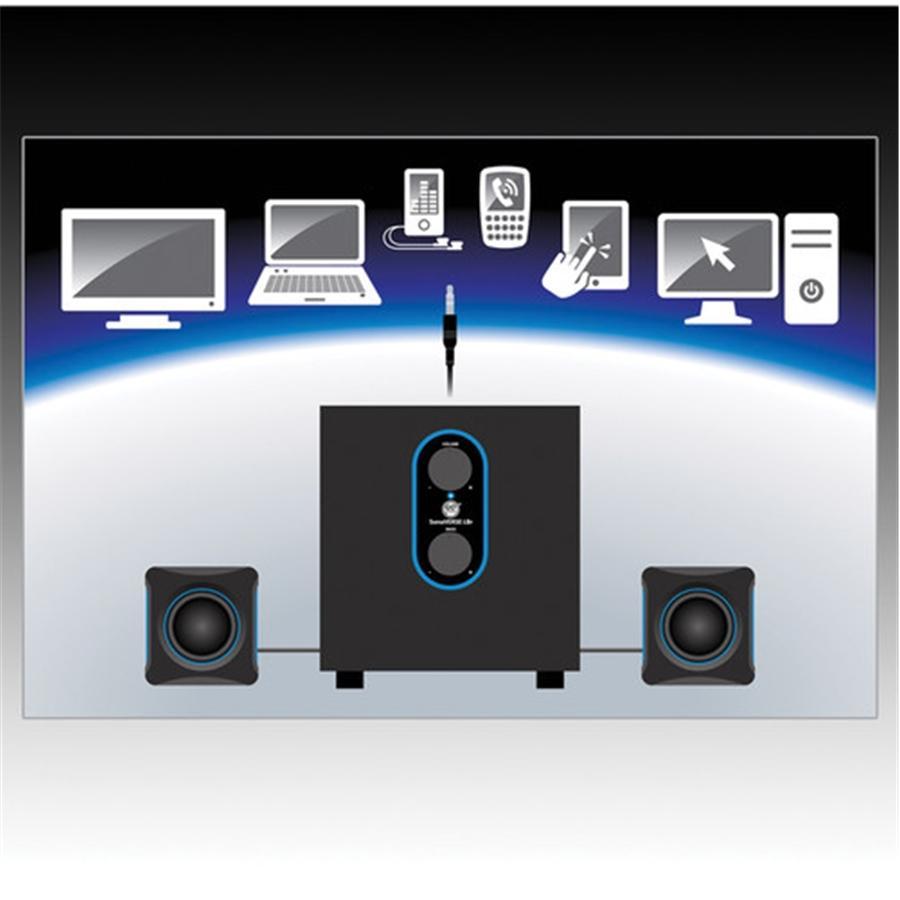 Gogroove Sonaverse LBR Haut-Parleurs Stéréo USB pour Ordinateur Gris GGSVLBR100GYEW - Simple Boutique