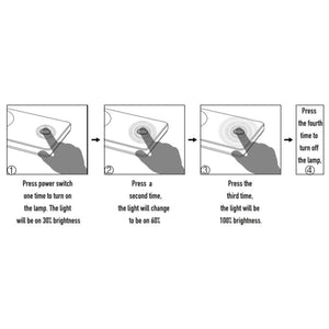 GolbalTone Lampe de Table à LED avec Chargeur Sans Fil - Simple Boutique
