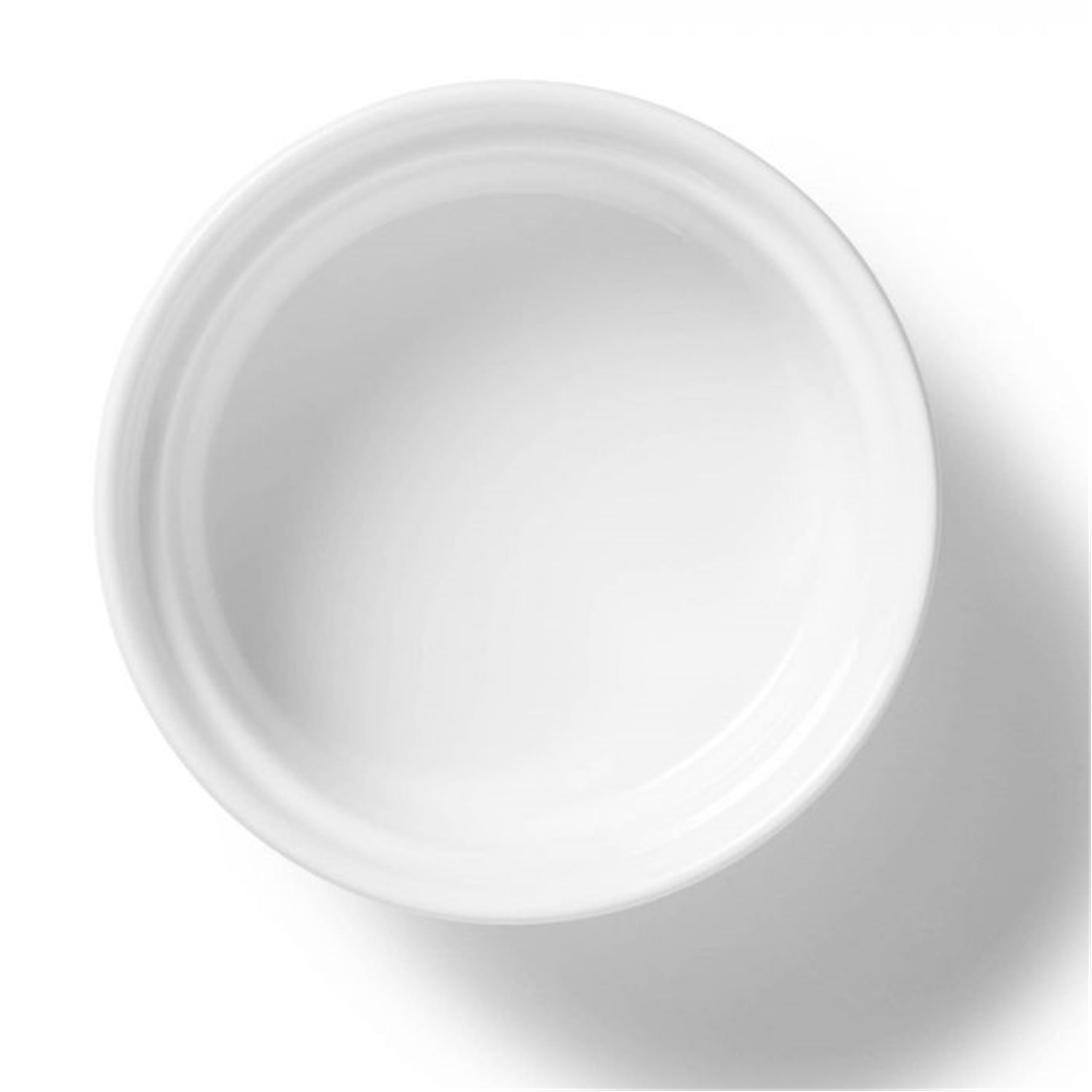 Gourmet - Ensemble de 4 Ramequins en Porcelaine, 3.6" x 1.6", Vont au Four, Blanc - Simple Boutique