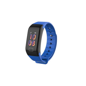 HEALTHme Montre Intelligente avec Moniteur Activité Bluetooth Android IOS Bleu - Simple Boutique