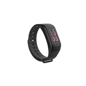 HEALTHme Montre Intelligente avec Moniteur Activité Bluetooth Android IOS Noir - Simple Boutique