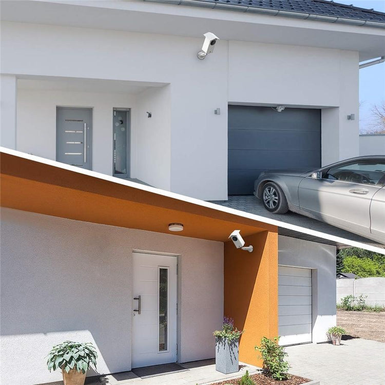 HOLACA Étui de Protection Résistant à l'eau + Support de Fixation Murale en Métal pour Wyze Cam Pan, Intérieure/Extérieure, Blanc - Simple Boutique