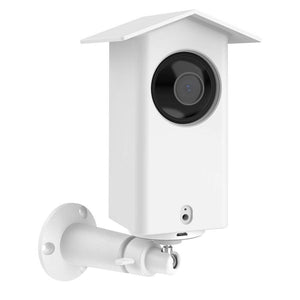 HOLACA Étui de Protection Résistant à l'eau + Support de Fixation Murale en Métal pour Wyze Cam Pan, Intérieure/Extérieure, Blanc - Simple Boutique