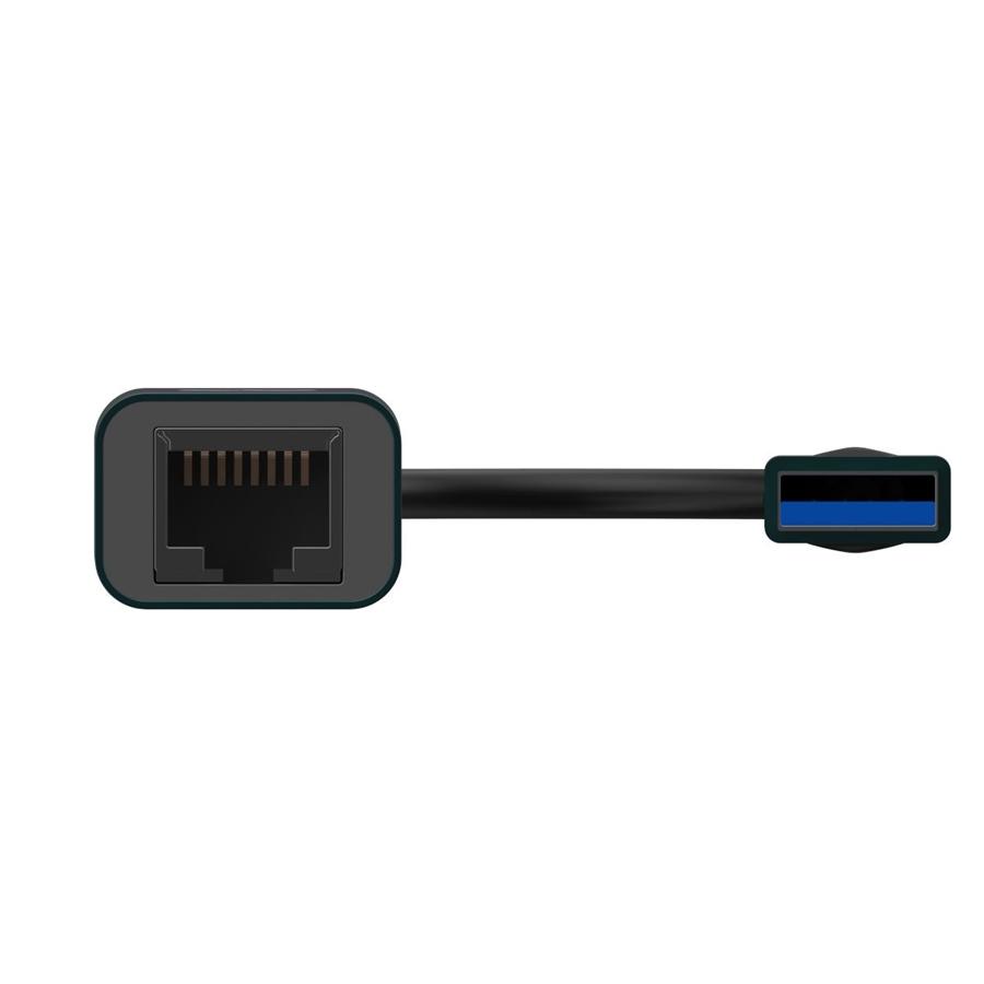 HP - Adaptateur Ethernet USB 3.0 à 10/100/1000Mbps RJ45 LAN Filaire, Noir - Simple Boutique