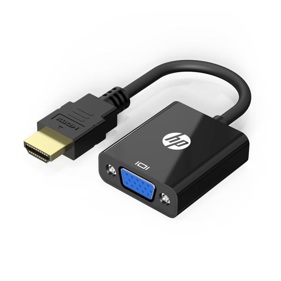 HP - Adaptateur HDMI Mâle vers VGA Femelle, HD 1080P, Noir - Simple Boutique