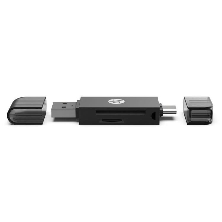 HP - Adaptateur USB A 3.1 vers USB C avec lecteur de carte SD / TF, Noir - Simple Boutique