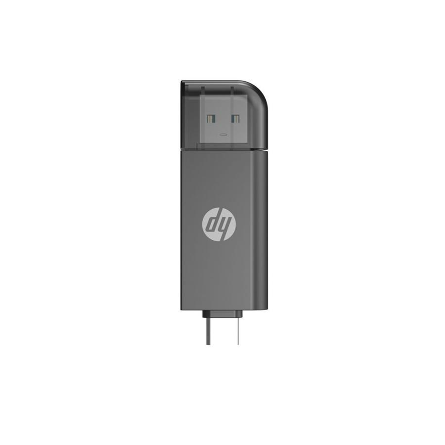 HP - Adaptateur USB A 3.1 vers USB C avec lecteur de carte SD / TF, Noir - Simple Boutique