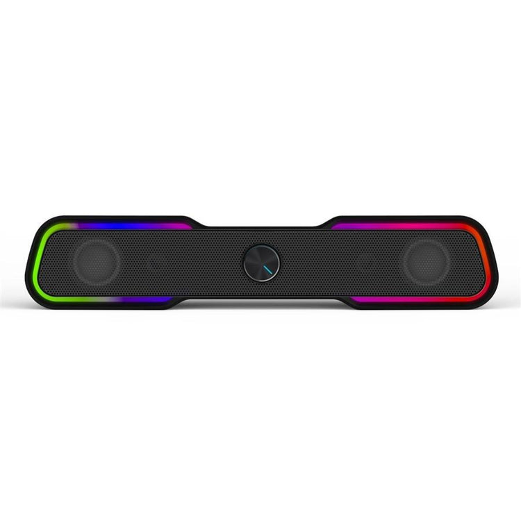 HP - Barre de Son USB avec Son Stéréo et Rétro-Éclairage RGB, Noir - Simple Boutique