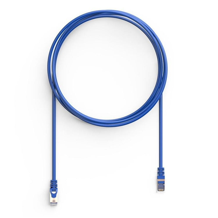 HP - Câble Réseau Ethernet Cat6 F/UTP, 250MHz, 1Gbps, RJ45, Longeur de 2 Mètre, Bleu - Simple Boutique