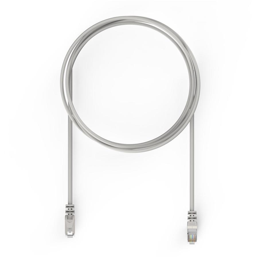 HP - Câble réseau Ethernet Cat5E F/UTP, 100 MHz, 100 Mbps, RJ45, Longeur de 2 Mètre, Gris - Simple Boutique