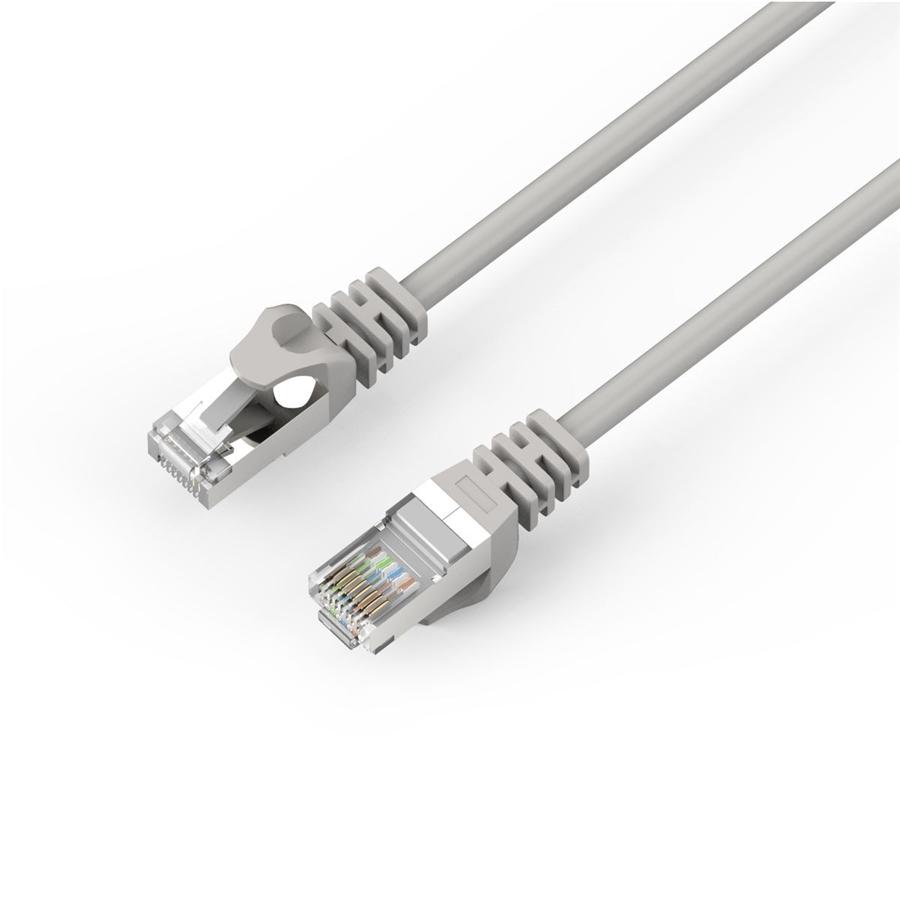 HP - Câble réseau Ethernet Cat5E F/UTP, 100 MHz, 100 Mbps, RJ45, Longeur de 2 Mètre, Gris - Simple Boutique