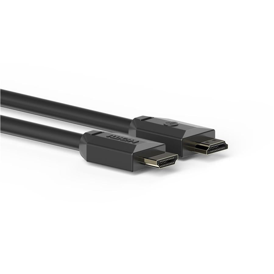 HP - Câbles HDMI 2.0 Haute Vitesse, 18 Gpbs, 4K (4096x2160), 30 AWG, 60 Hz, Longeur de 2 Mètre, Noir - Simple Boutique