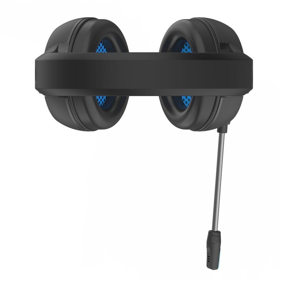 HP - Casque de Jeu Filaire Stéréo avec Microphone et Rétro-Éclairage, Câble de 2 Mètres, Noir - Simple Boutique