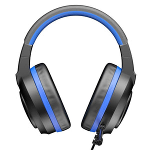 HP - Casque de Jeu Stéréo, Filaire avec Microphone et Rétro-Éclairage, Câble de 2 Mètres, Noir - Simple Boutique