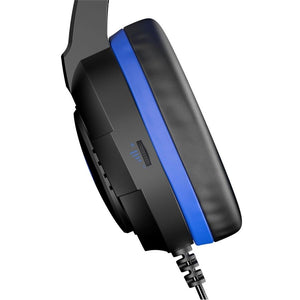 HP - Casque de Jeu Stéréo, Filaire avec Microphone et Rétro-Éclairage, Câble de 2 Mètres, Noir - Simple Boutique