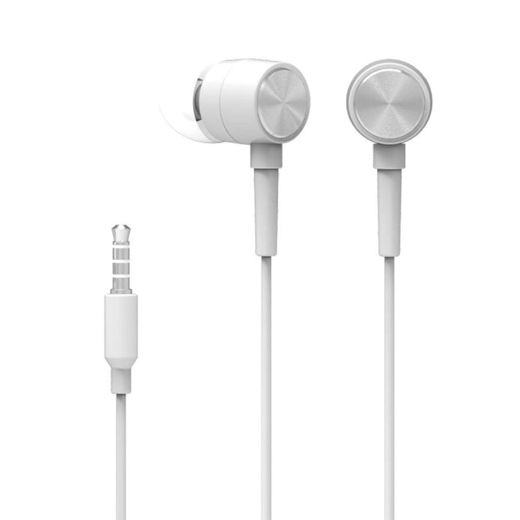 HP - Écouteurs Stéréo Intra-Auriculaire avec Contrôle du Volume et Microphone, Blanc - Simple Boutique