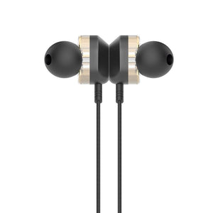 HP - Écouteurs Stéréo Intra-Auriculaire avec Contrôle du Volume et Microphone, Noir - Simple Boutique