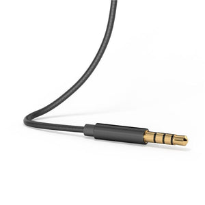 HP - Écouteurs Stéréo Intra-Auriculaire avec Contrôle du Volume et Microphone, Noir - Simple Boutique