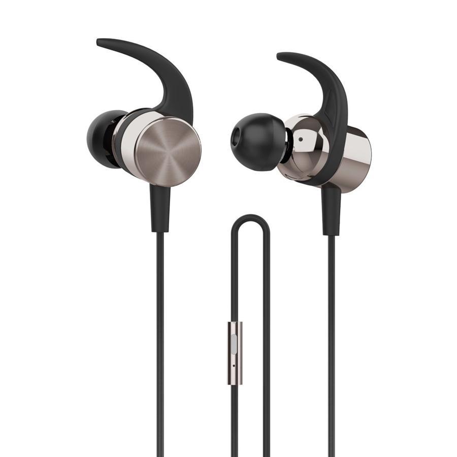 HP - Écouteurs Stéréo Intra-Auriculaire avec Contrôle du Volume et Microphone, Or - Simple Boutique