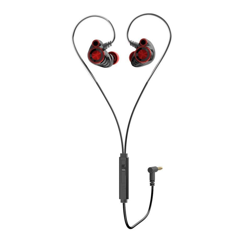 HP - Écouteurs de Jeu Stéréo Intra-Auriculaire avec Contrôle du Volume et Microphone Amovible, Noir - Simple Boutique