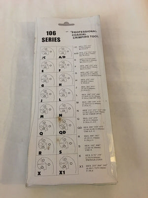 HV Tools HV-106 Outil à sertir professionnel pour câble RG59 et RG6 - Simple Boutique