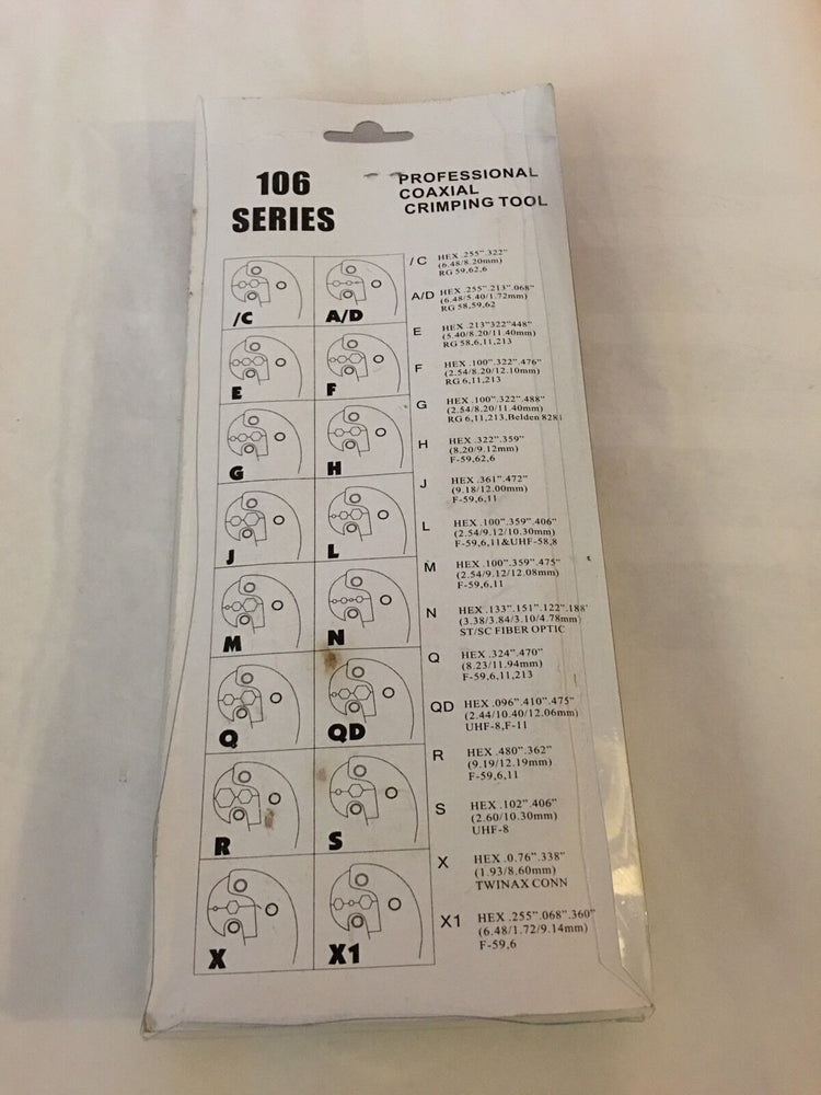 HV Tools HV-106 Outil à sertir professionnel pour câble RG59 et RG6 - Simple Boutique