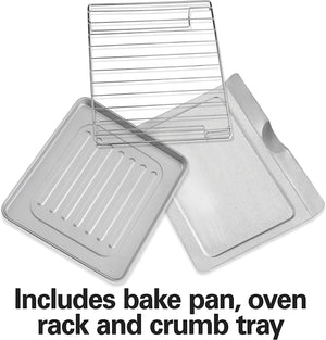 Hamilton Beach 31401 Four grille-pain en acier inoxydable de grande capacité 15 x 11,5 x 8,7 cm - Simple Boutique