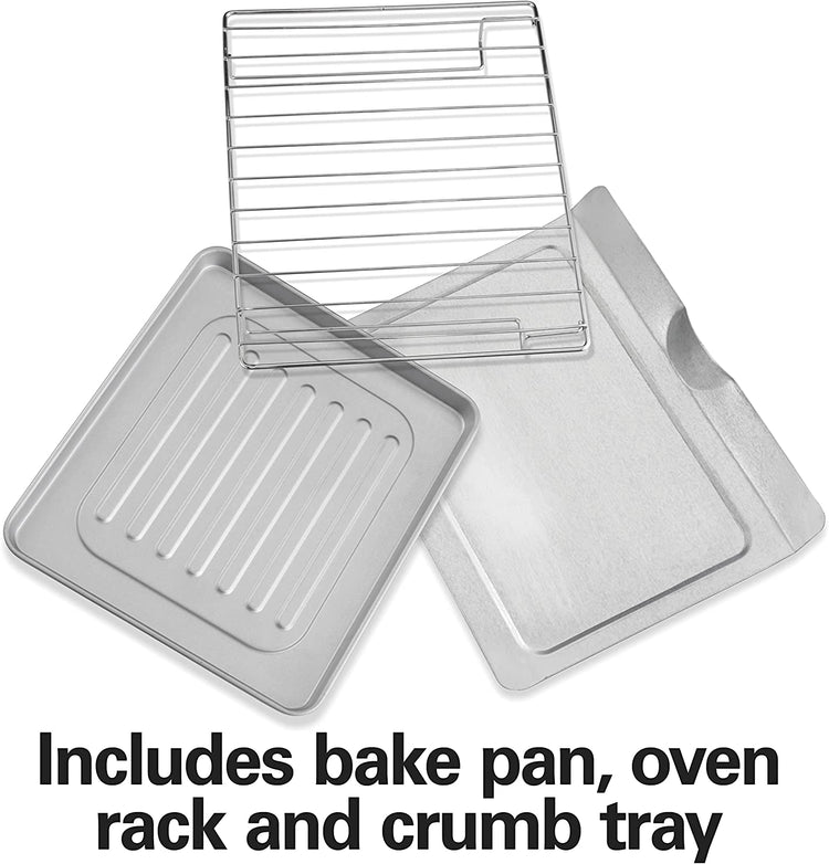 Hamilton Beach 31401 Four grille-pain en acier inoxydable de grande capacité 15 x 11,5 x 8,7 cm - Simple Boutique