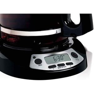 Hamilton Beach - Cafetière Programmable, Capacité de 12 Tasses, Noir - Simple Boutique