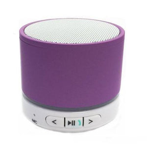 Haut-parleur Bluetooth portatif Haute Performance +Micro SD Violet - Simple Boutique