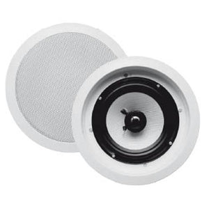 Haut-parleurs plafond encastr. Kevlar 180W 8po 2 voies 1 paire - Simple Boutique