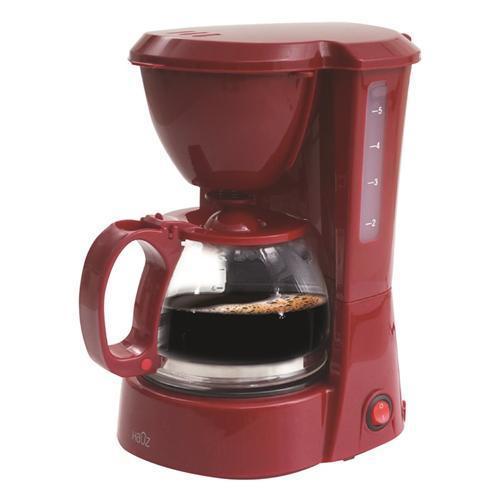 Hauz ACM5R Cafetière 5 Tasses 750Ml Rouge - Simple Boutique