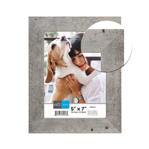Hauz FRM0165 - 5x7 Cadre de Photo Texture Marbre Gris - Simple Boutique