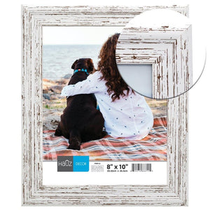 Hauz FRM115 Cadre pour Photo 8X10'', Blanc - Simple Boutique