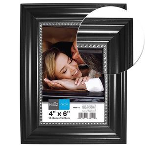 Hauz FRM122 Cadre pour Photo 4X6'', Noir - Simple Boutique