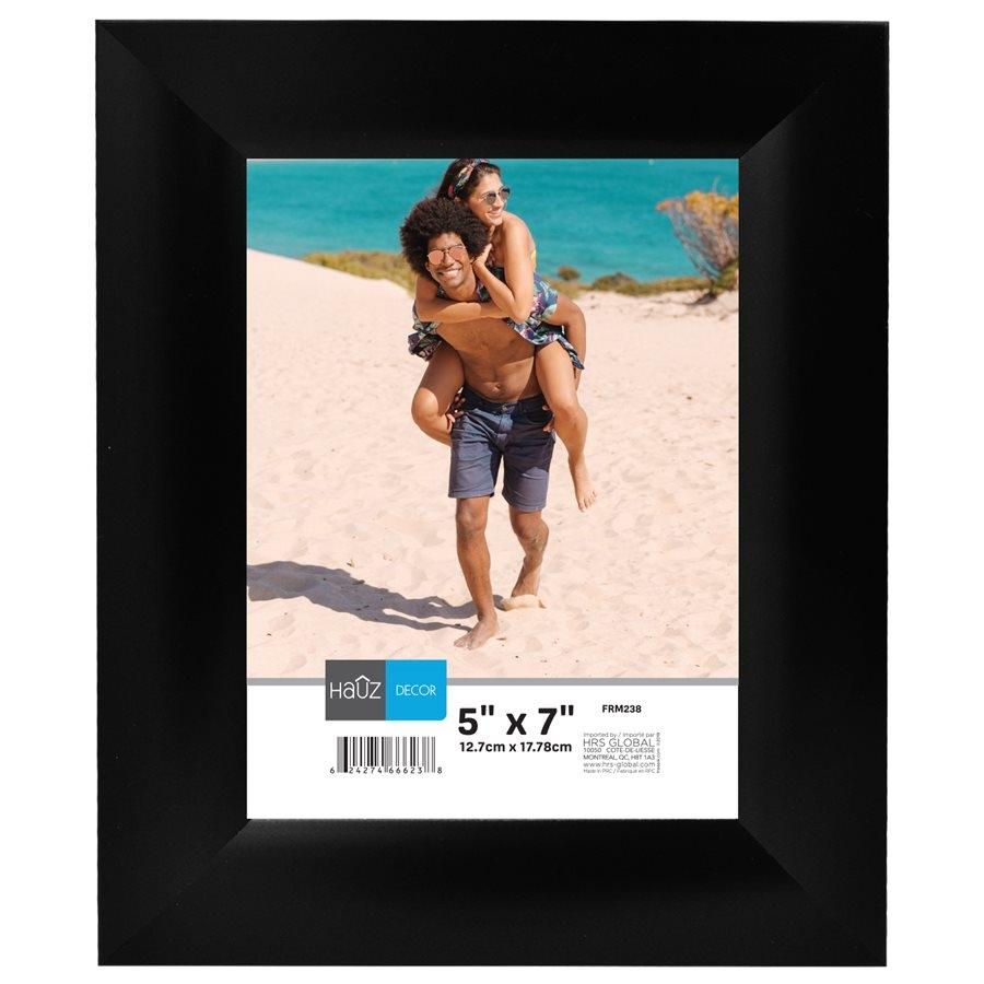 Hauz FRM238 Cadre pour Photo 5X7'', Noir - Simple Boutique