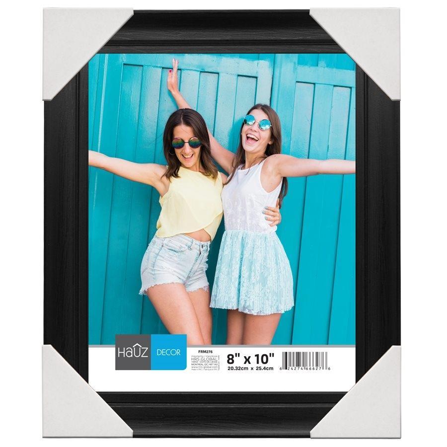 Hauz FRM276 Cadre pour Photo 8X10'', Noir - Simple Boutique