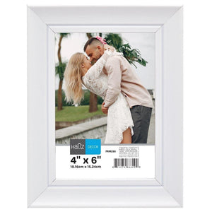 Hauz FRM290 Cadre pour Photo 4X6'', Blanc - Simple Boutique