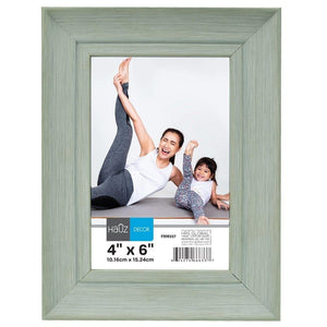 Hauz FRM337 Cadre pour Photo 4X6'', Vert - Simple Boutique