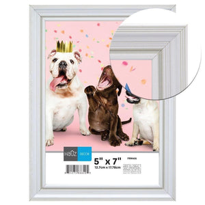 Hauz FRM405 Cadre pour Photo 5X7'', Blanc - Simple Boutique