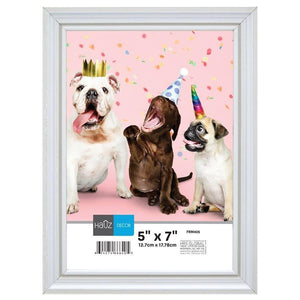 Hauz FRM405 Cadre pour Photo 5X7'', Blanc - Simple Boutique