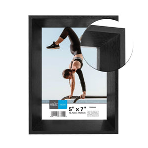 Hauz FRM9992 - 5x7 Cadre de Photo Style Boite Noir - Simple Boutique
