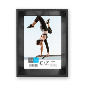 Hauz FRM9992 - 5x7 Cadre de Photo Style Boite Noir - Simple Boutique