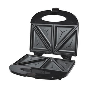Hauz - Grill à Sandwich Antiadhésif, Léger et Compact, Noir - Simple Boutique
