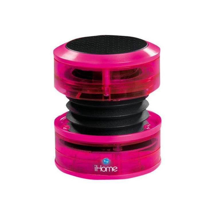 IHome IHM60PN mini haut-parleur rechargeable rose - Simple Boutique