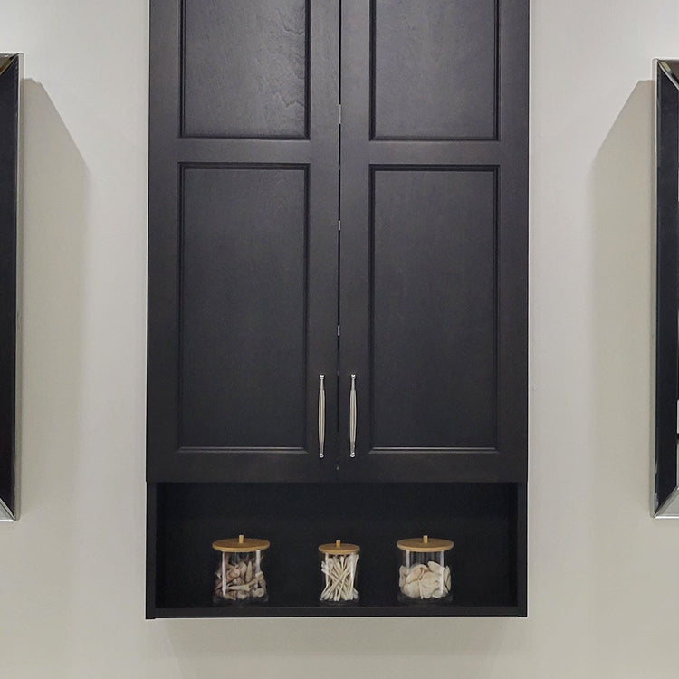 ITY International - Ensemble de 2 Grand et 1 Petits Pot de Rangement avec Couvercle en Bambou - Simple Boutique