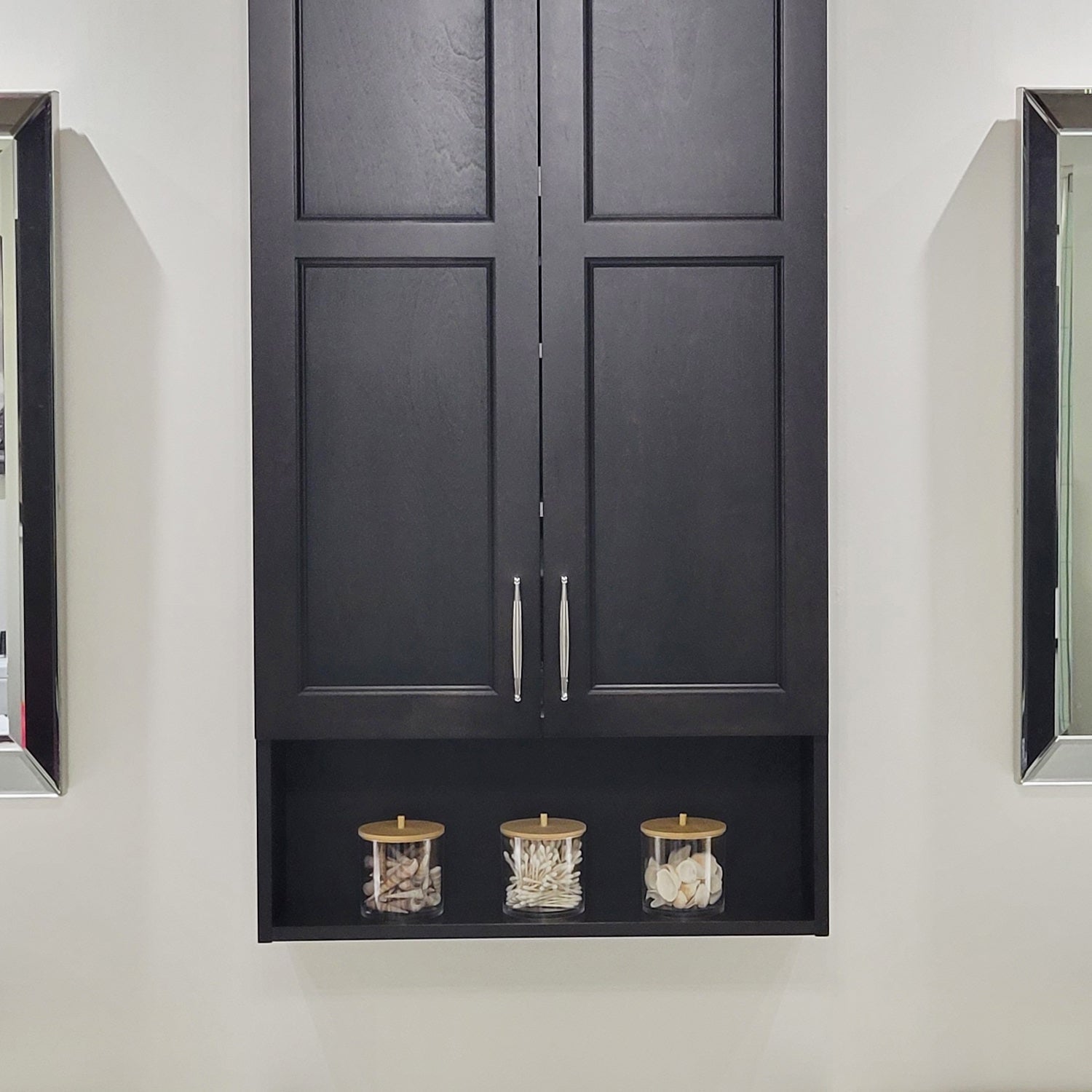 ITY International - Ensemble de 3 Grands Pots de Rangement avec Couvercle en Bambou - Simple Boutique